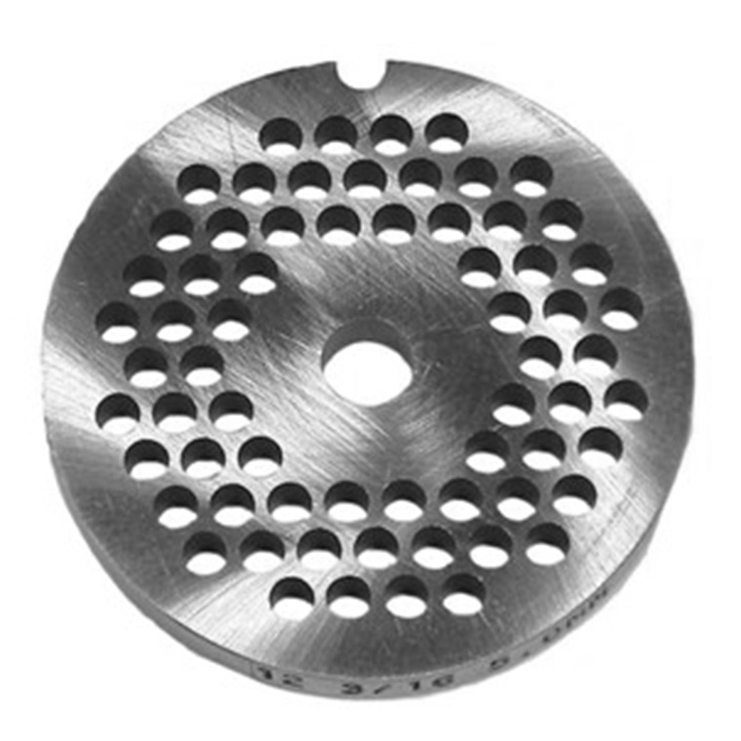 Size 12 DC Reversible Meat Grinder Plate, 3/16