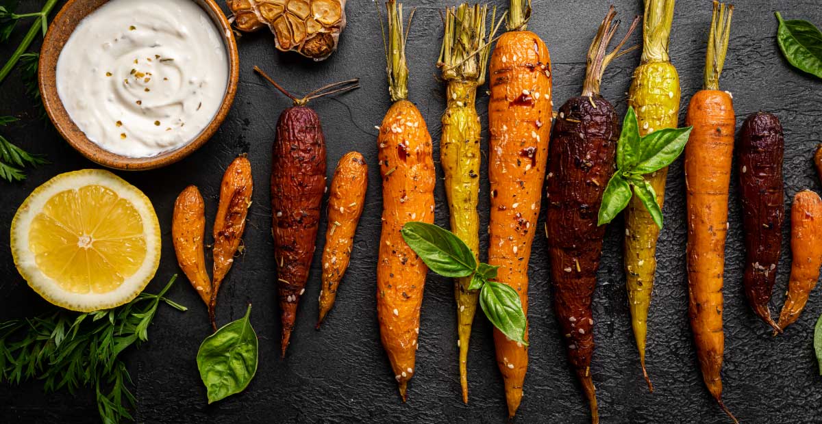 Snider's Garlic Pepper Roasted Carrots Recipe