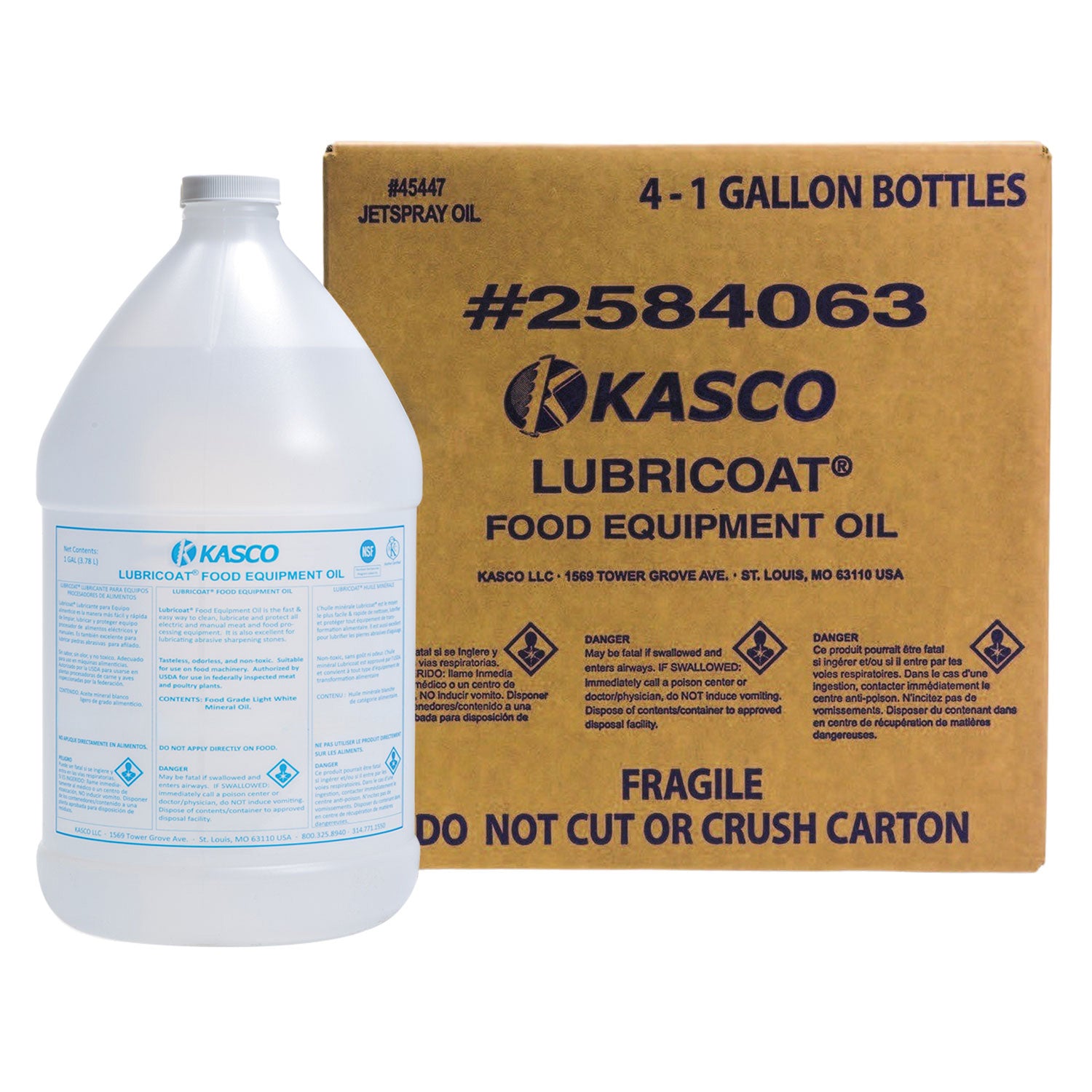 Lubricoat Oil Food Safe Lubricant, 4 - 1 Gallon Bottles per Case