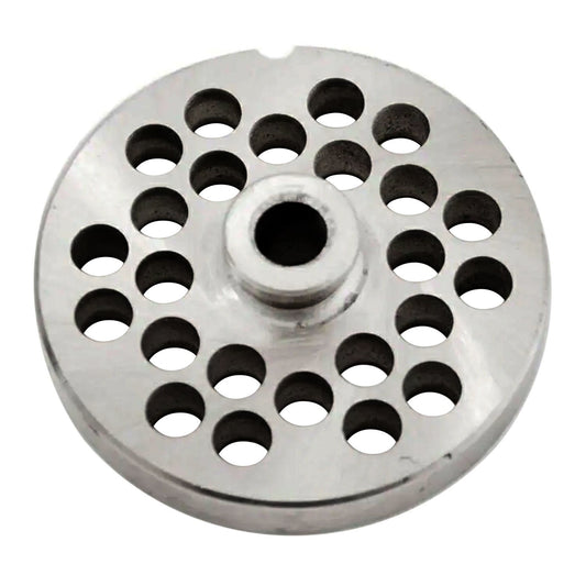 Size 22 PM Hubbed Meat Grinder Plate, 3/8" (9,0mm) Holes, Set of 4