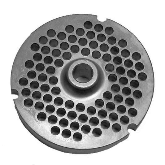 Size 32 PM Hubbed Meat Grinder Plate, 1/4" (6,5mm) Holes