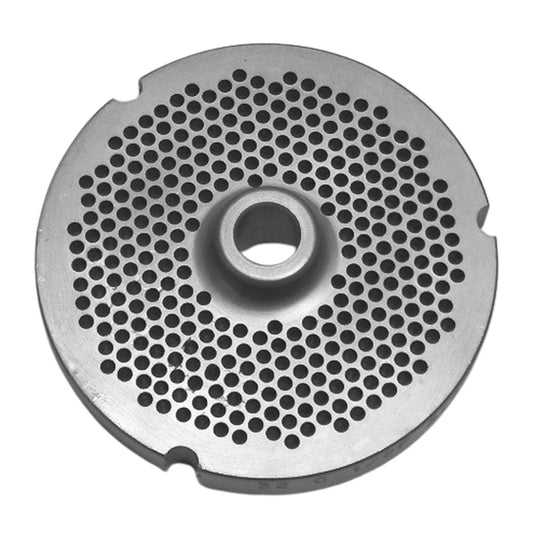 Size 32 PM Hubbed Meat Grinder Plate, 1/8" (3,5mm) Holes