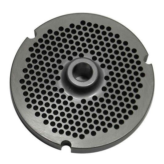 Size 32 PM Hubbed Meat Grinder Plate, 3/32" (2,5mm) Holes, Set of 4