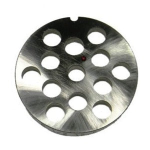 Size 22 DC Reversible Meat Grinder Plate, 1/2" (12,5mm) Holes, Set of 4