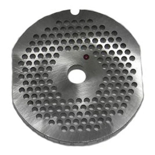 Size 22 Universal Reversible Meat Grinder Plate, 1/8" (3,5mm) Holes