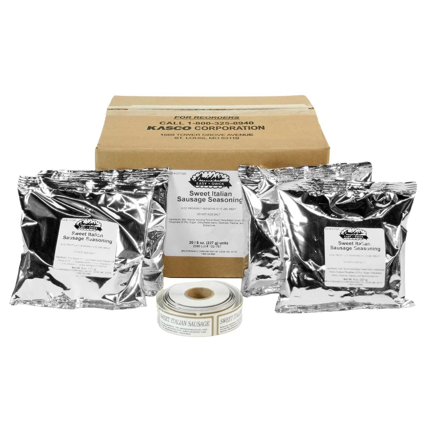 Snider's Sweet Italian Sausage Seasoning, 20 - 8 oz. Bags per Case