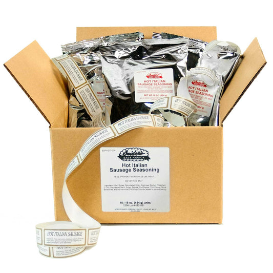 Snider's Hot Italian Sausage Seasoning, 10 - 16 oz. Bags per Case