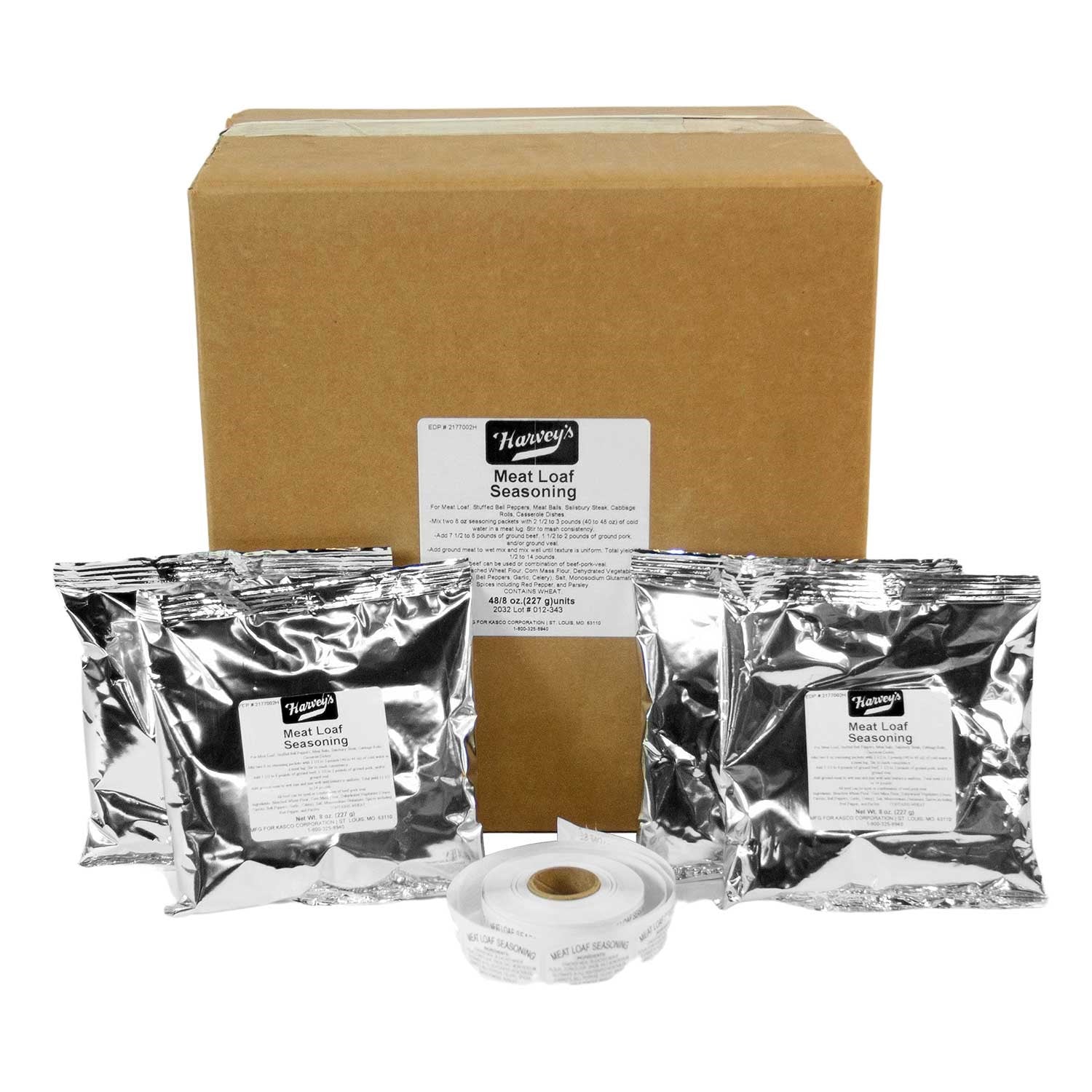 Harvey's Meat Loaf Bulk Seasoning, 48 - 8 oz. Bags per Case