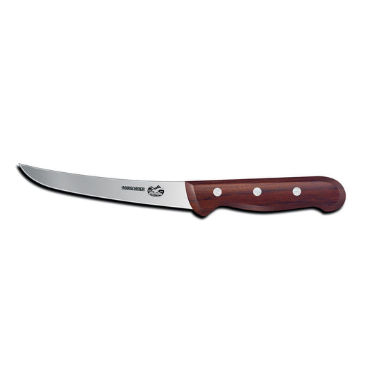 6" Victorinox Curved Semi-Stiff Boning Knife with Wood Handle