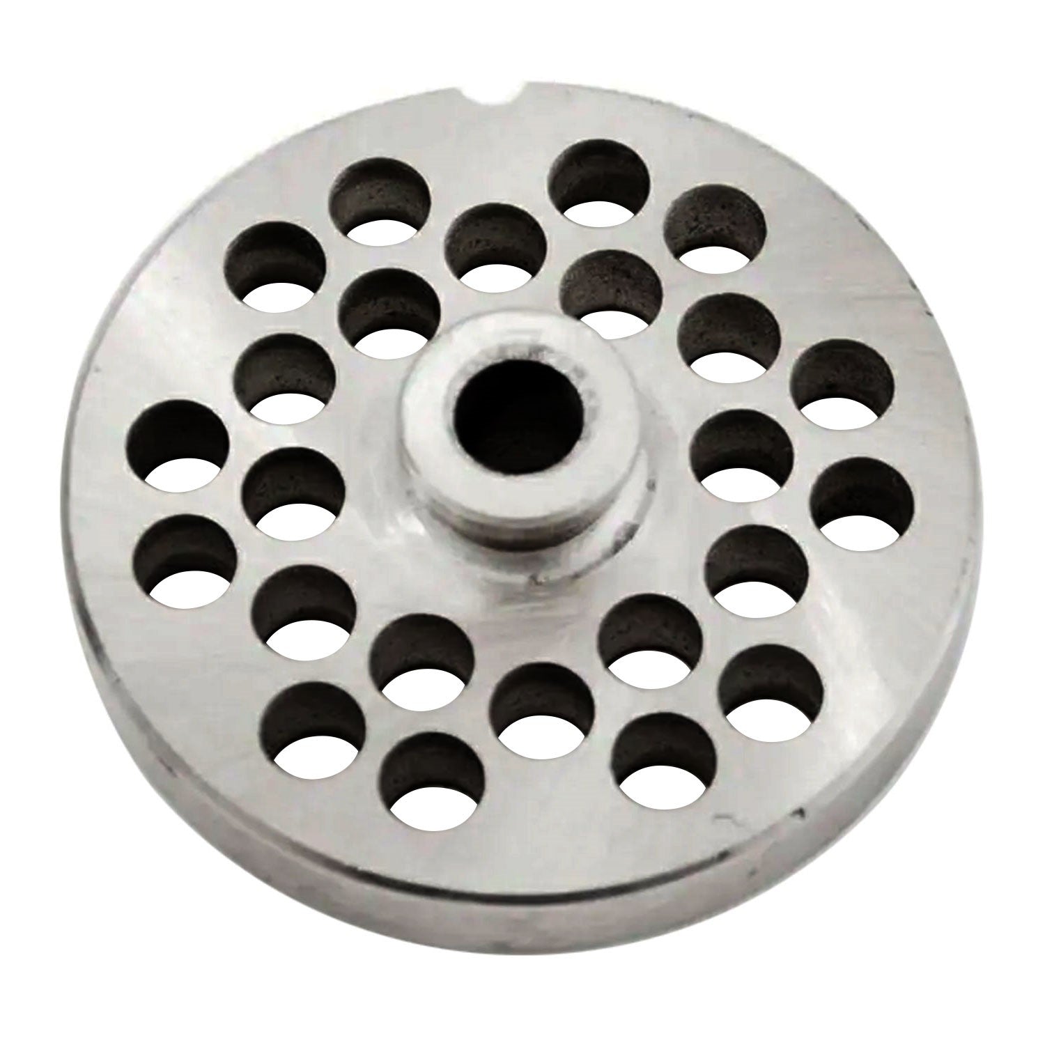 Size 22 PM Hubbed Meat Grinder Plate, 3/8