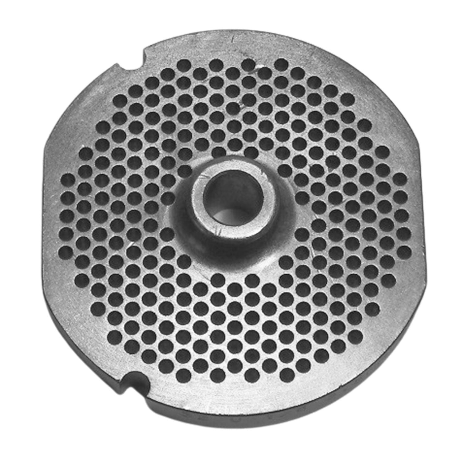 Size 32 Universal Hubbed Meat Grinder Plate, 1/8