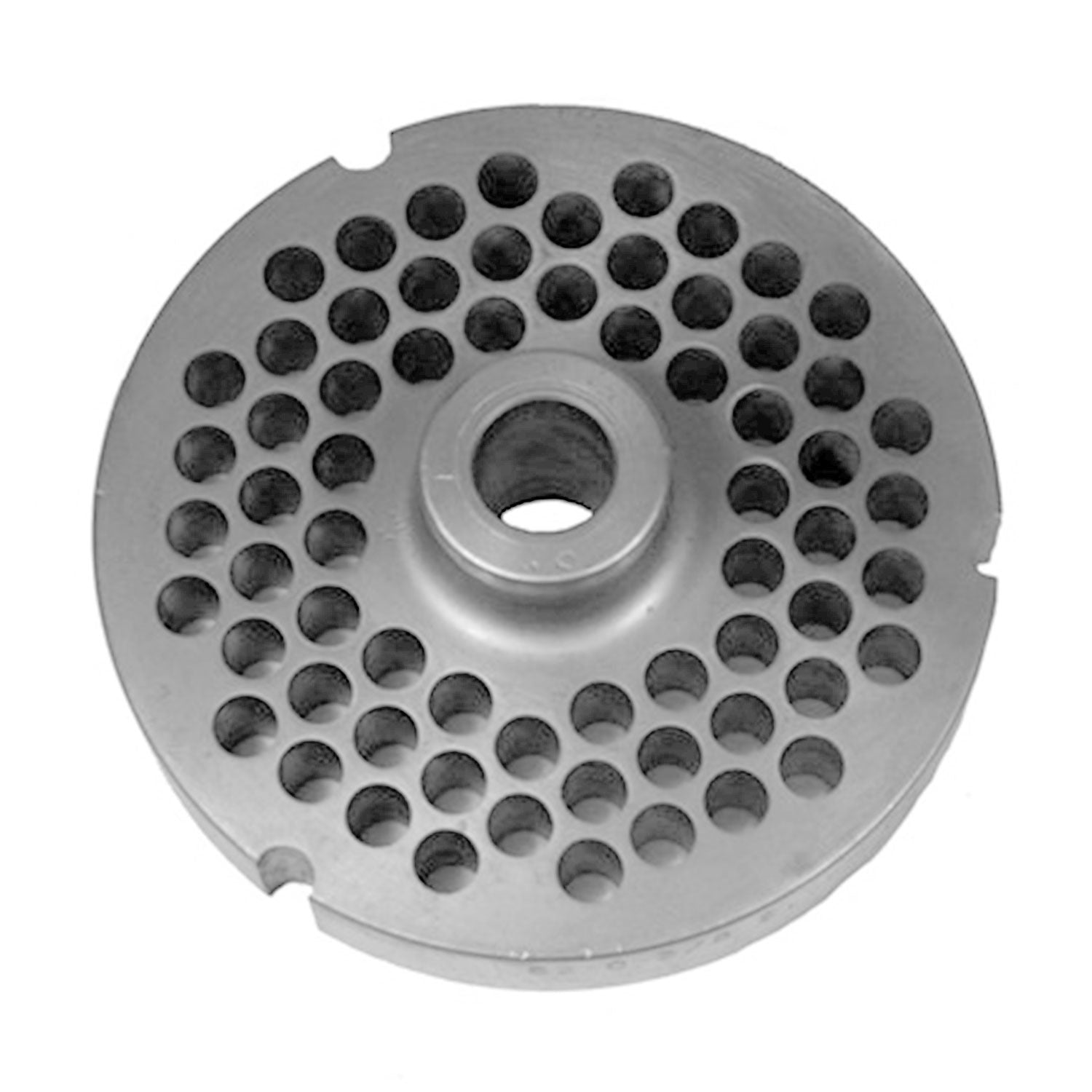 Size 52 PM Hubbed Meat Grinder Plate, 3/8