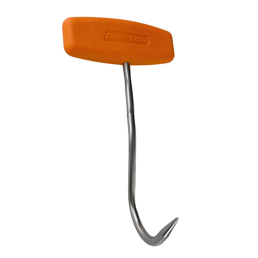 5-1/2" Dexter Meat Hook with Orange Plastic Handle