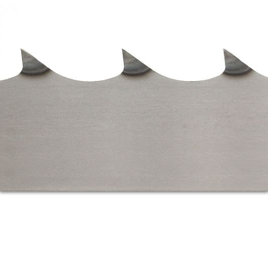 WoodMaxx 167" x 1.25" x .042" 1.1 TPI 7° Wood Band Saw Blade - Pack of 15