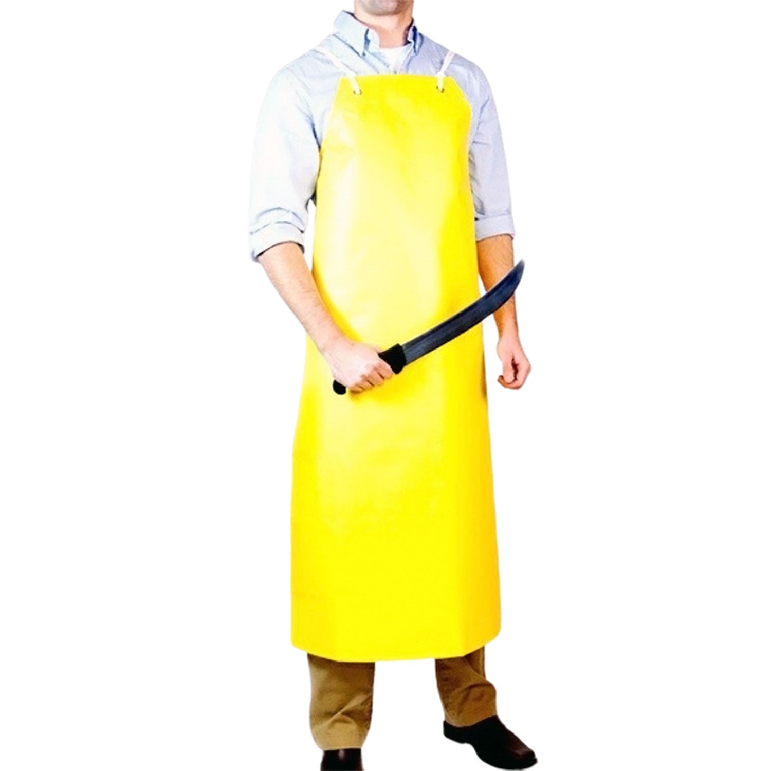 Yellow Neoprene Butcher Apron 