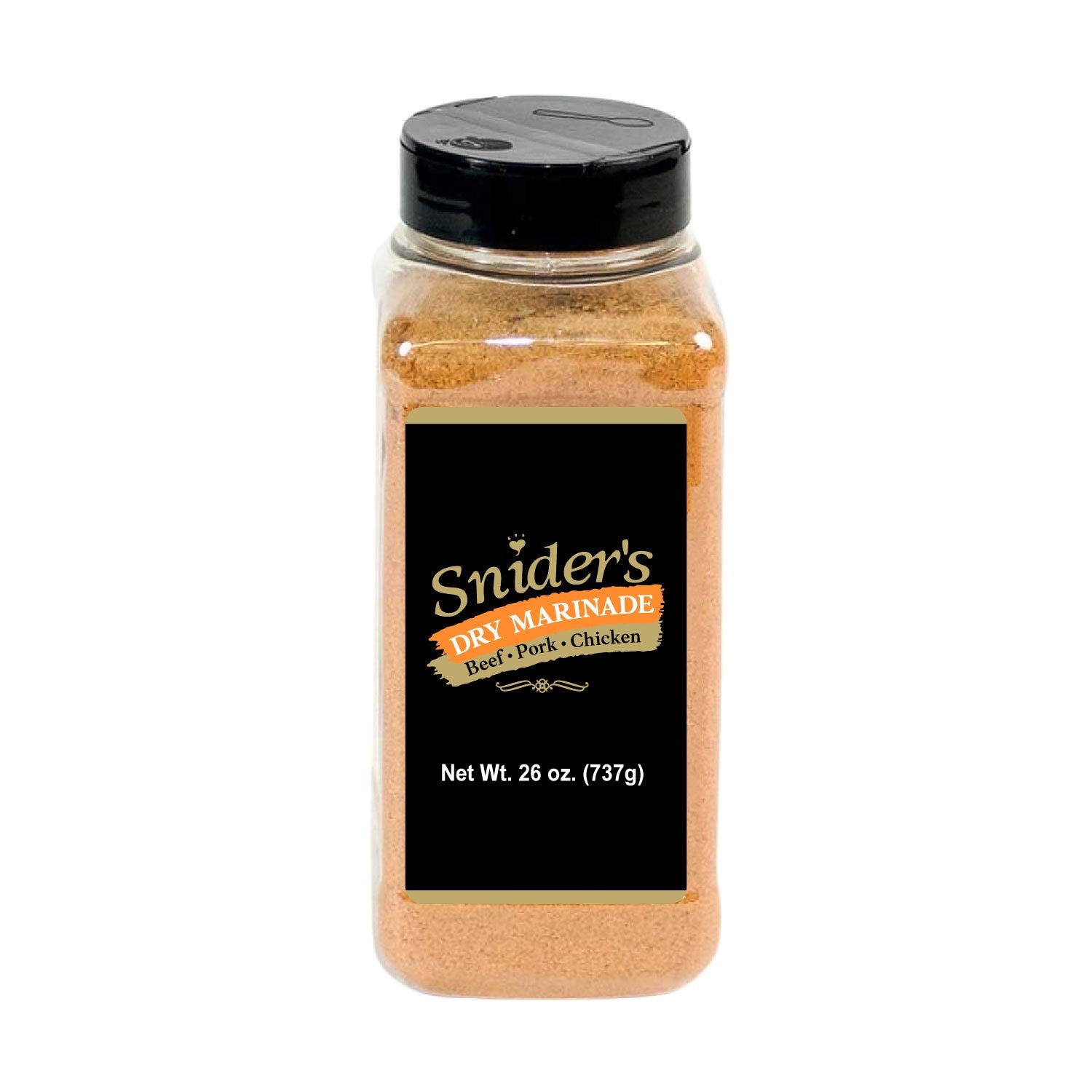 Snider's Dry Marinade Seasoning, 6 - 26 oz. Shakers per Case