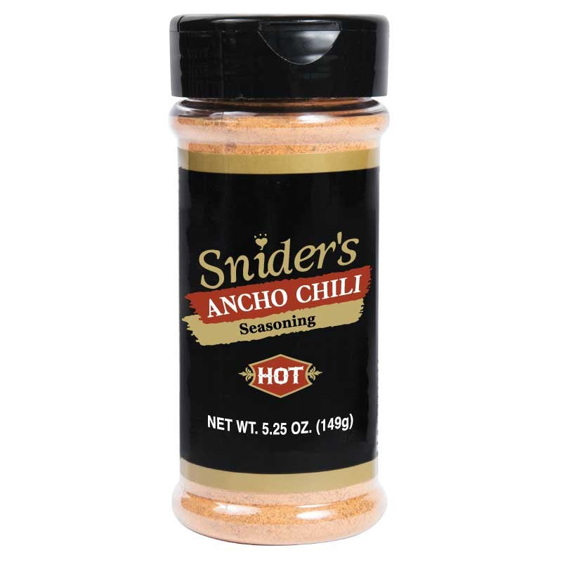 Snider's HOT Ancho Chili Seasoning, 12 - 5.25 oz. Shakers per Case